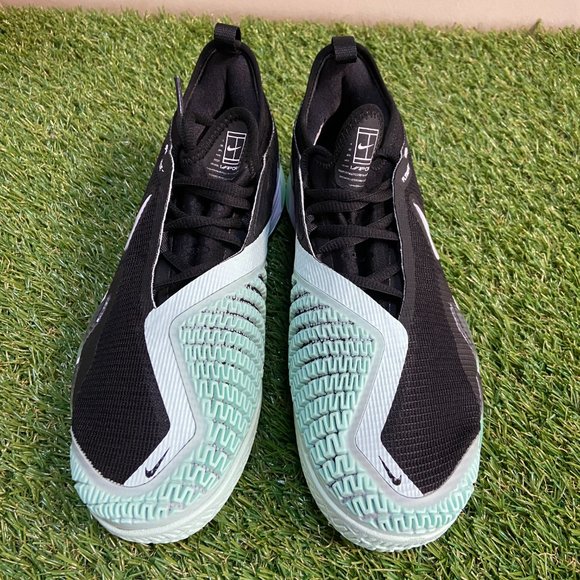 Nike Court React Vapor NXT Tennis Shoes Black Mint Foam CV0724 009 Men 7 Wmn 8.5